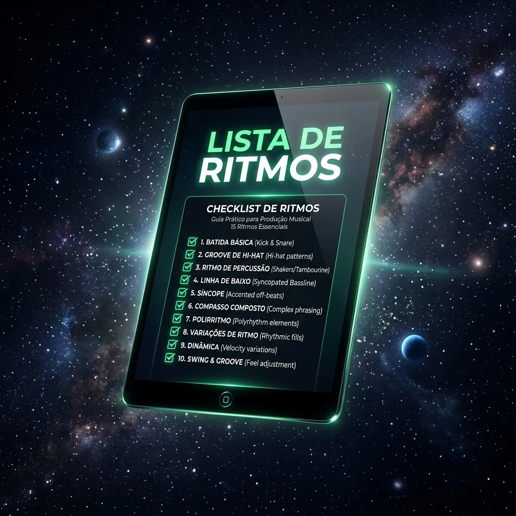 Lista organizada de ritmos por estilo